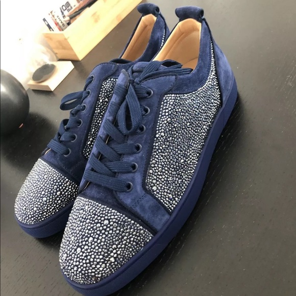 $2495 Christian Louboutin Swarovski 45 - Picture 4 of 7